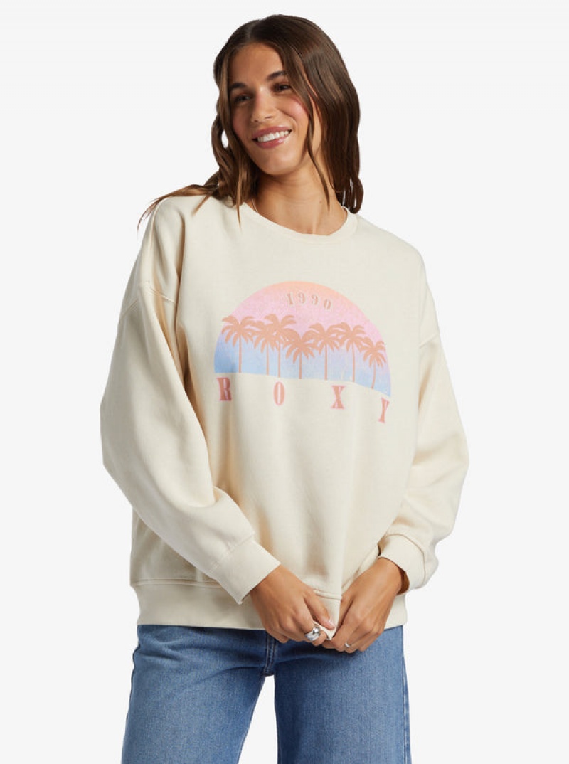 Sudadera con Capucha Roxy Morning Hike Crew Neck | 749HTPUES