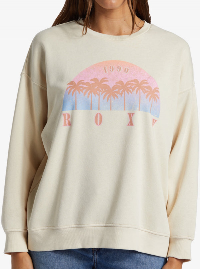 Sudadera con Capucha Roxy Morning Hike Crew Neck | 749HTPUES