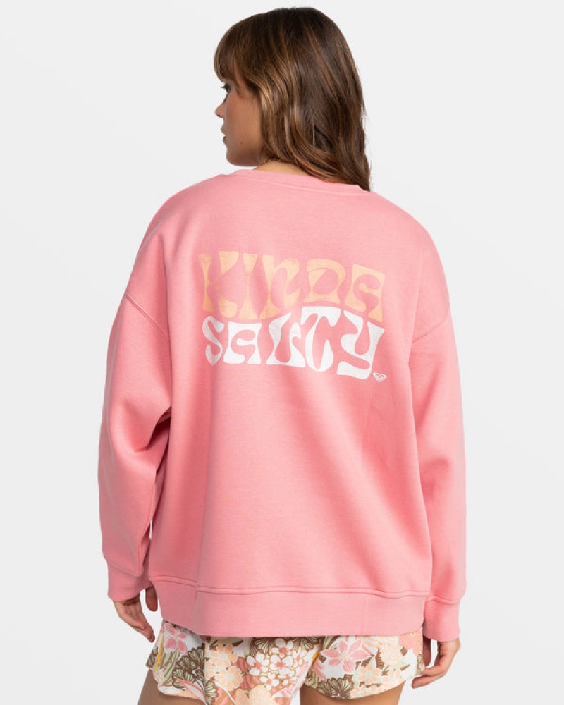 Sudadera con Capucha Roxy Morning Hike Crew Neck | 679VLHXEI