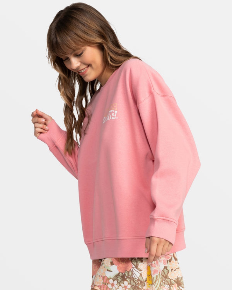 Sudadera con Capucha Roxy Morning Hike Crew Neck | 679VLHXEI