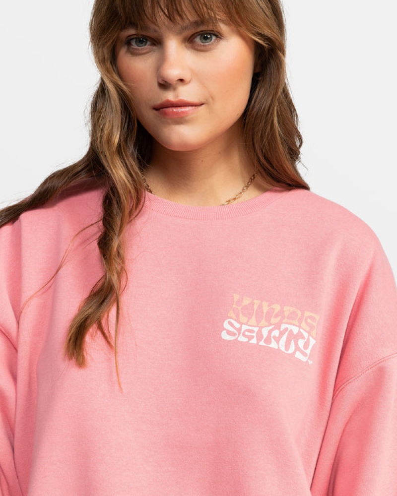 Sudadera con Capucha Roxy Morning Hike Crew Neck | 679VLHXEI