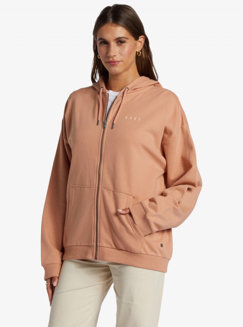 Sudadera con Capucha Roxy Oversized Evening Hike | 586SGVWUJ