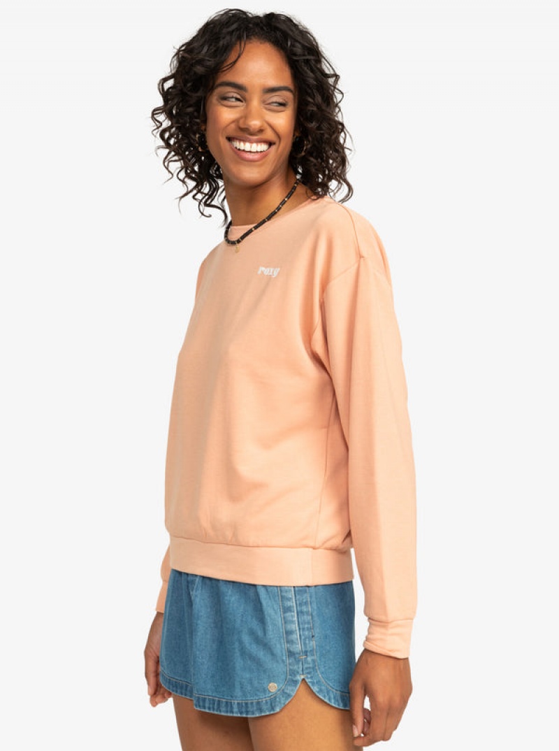 Sudadera con Capucha Roxy Surfing By Moonlight Crew Neck | 854HCPUQF