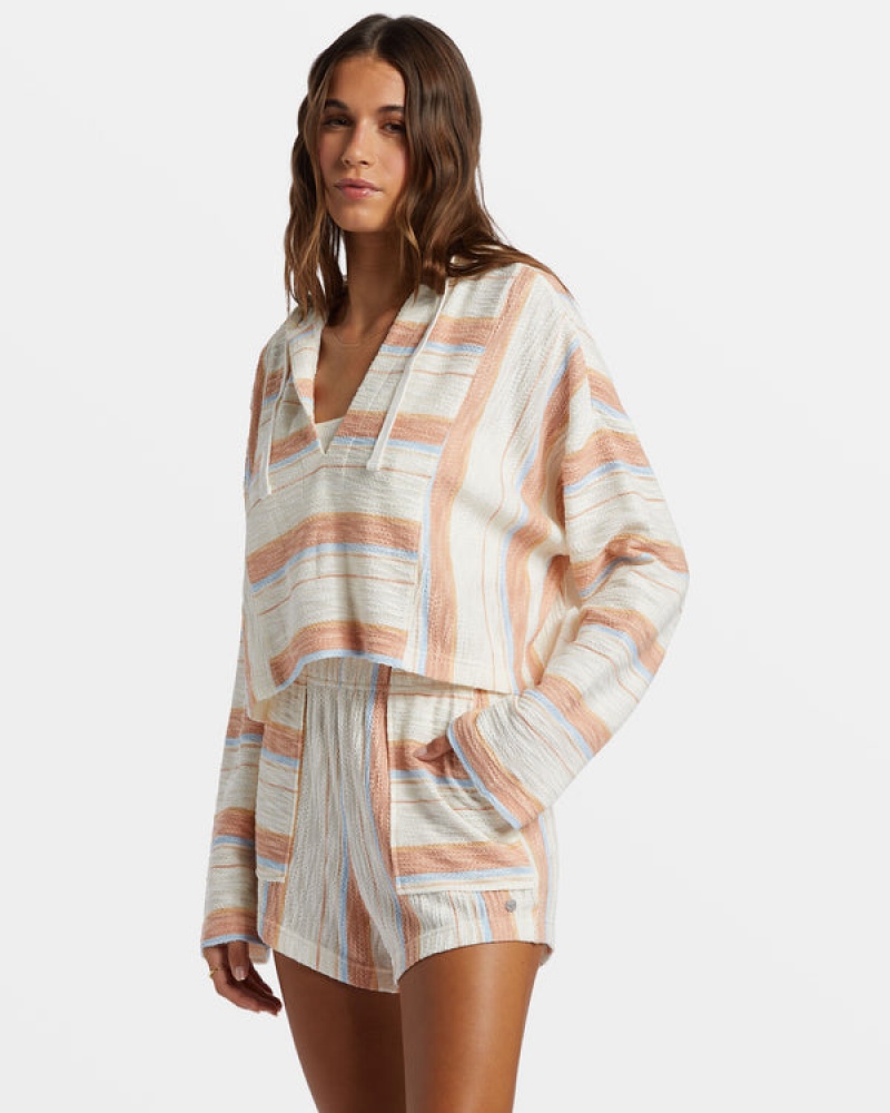 Sudadera con Capucha Roxy Todos Santos Poncho Estilo | 824AREYIX