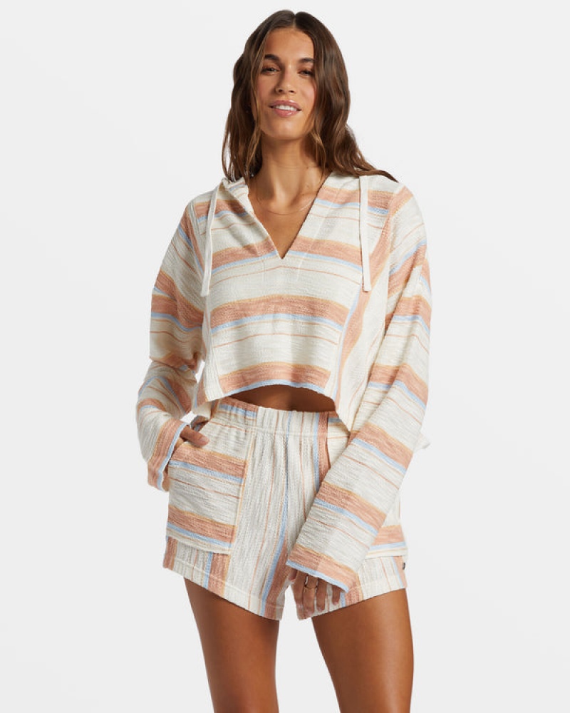 Sudadera con Capucha Roxy Todos Santos Poncho Estilo | 824AREYIX