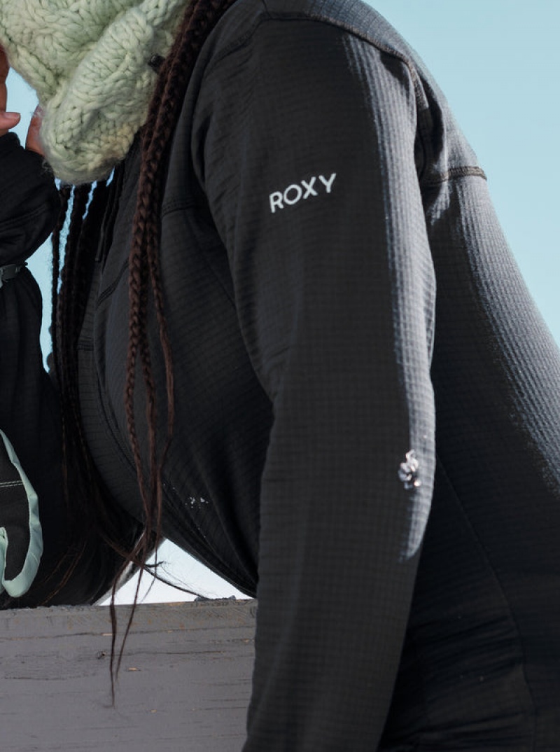 Sudadera con Capucha Roxy Vertere Technical Zip-Up Fleece | 673WIOHBZ