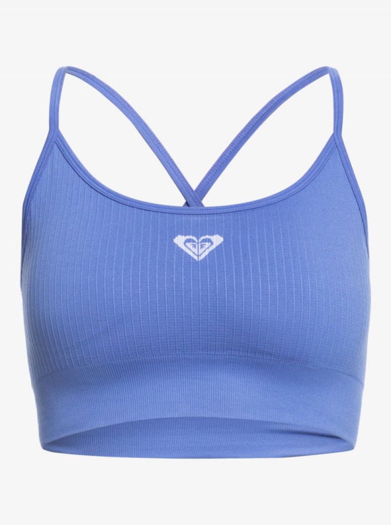 Tops Roxy Chill Out Seamless Rib Bra | 327UGSDHN