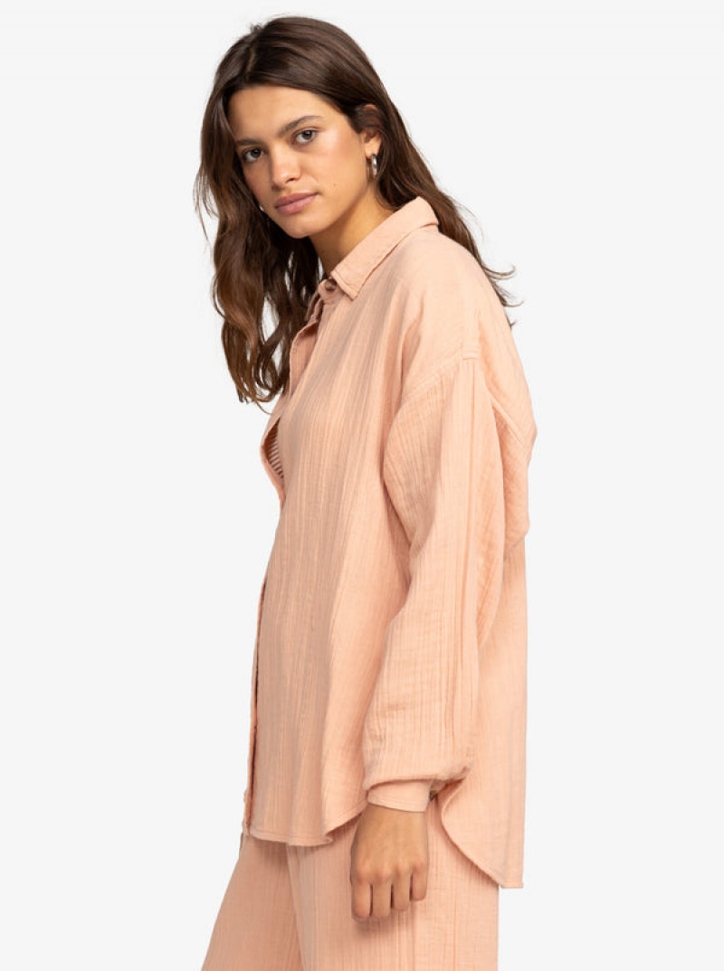 Tops Roxy Morning Time Long Sleeve | 903WJEMID