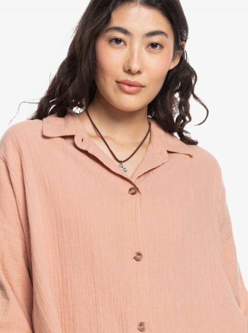 Tops Roxy Morning Time Long Sleeve | 903WJEMID