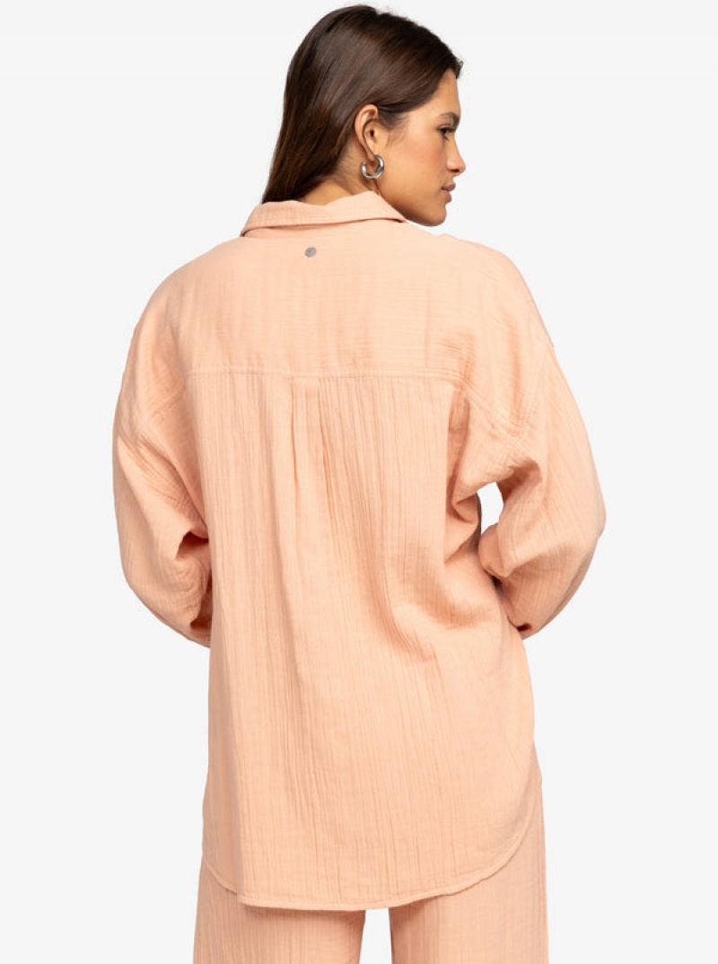 Tops Roxy Morning Time Long Sleeve | 903WJEMID