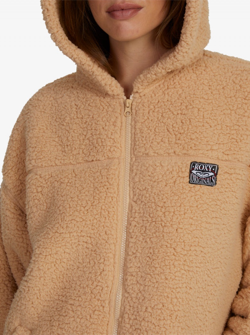 Tops Roxy Weekend Plans Polar Zip-Up Fleece | 580POIZBQ